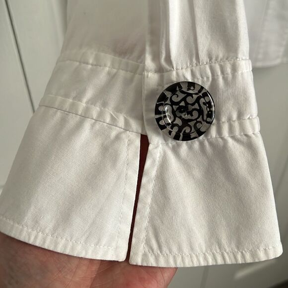 ULTIMATE Grey Skirt Size 14 / Willi Smith White Shirt/Shacket Size XL - Picture 8 of 16